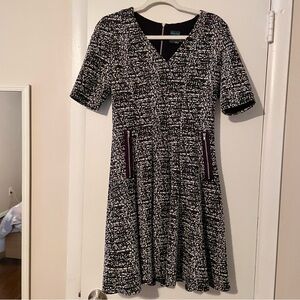 Elegant Black and white Dress